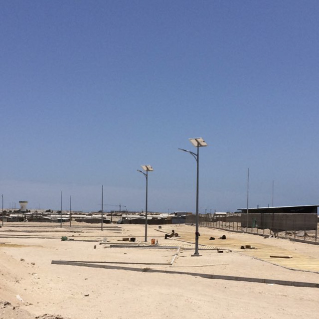 沙特的太阳能路灯